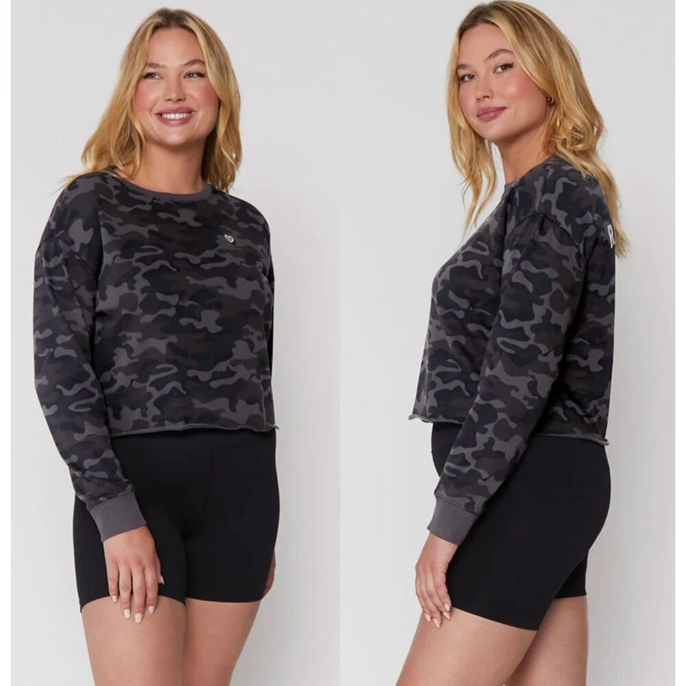 Spiritual Gangster Mazzy Camo Pullover Sweatshirt L - Picture 2 of 9